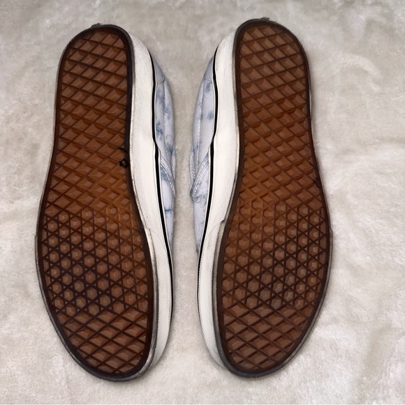 Vans X Park Project White Tie Dye Embroidered Slip On Sneaker Size W7.5 M6 - Picture 9 of 12